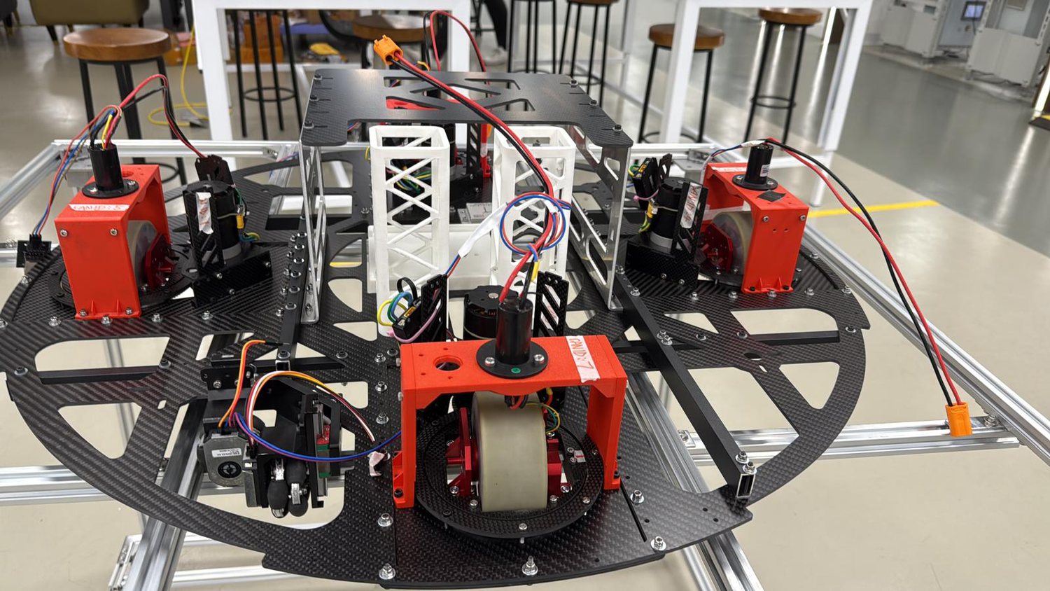 Autonomous robot platform hardware with sensors and electronics